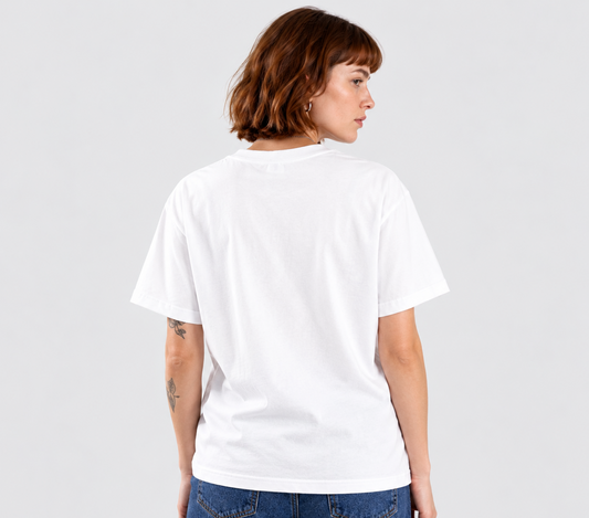 Huiswijn en bijzaken t shirt back model merel