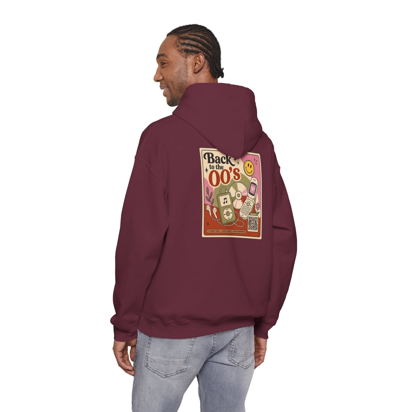 Y2K Retro Hoodie – "Back to the 00s"