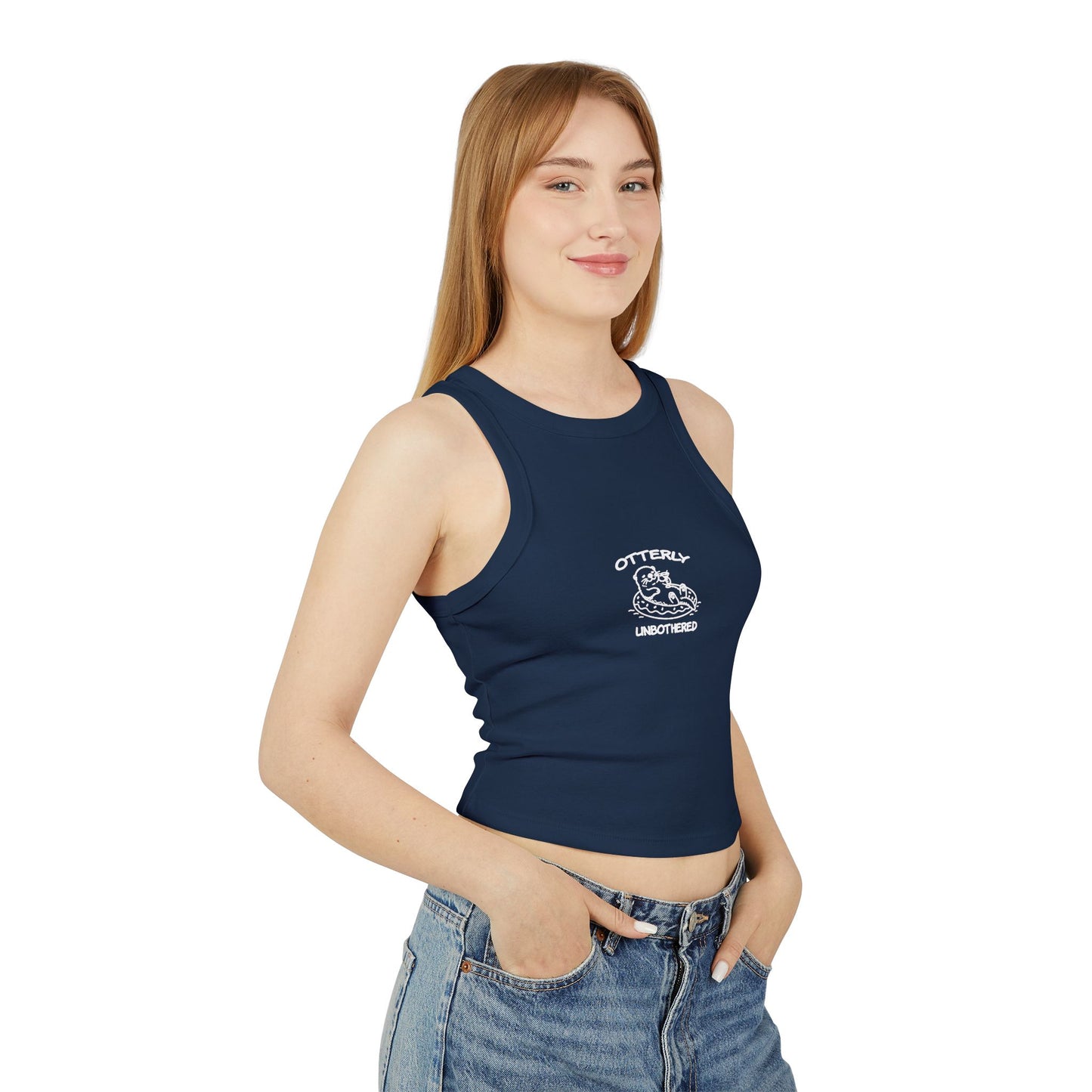 Otterly Unbothered - Rib Tank Top