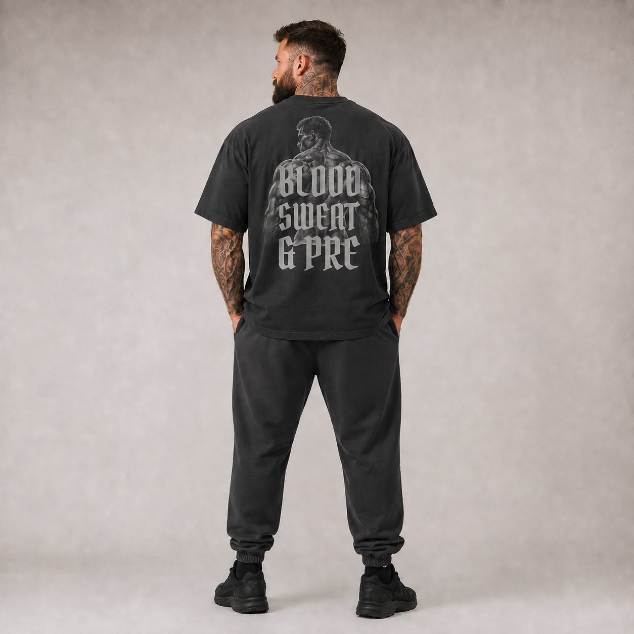 Blood, Sweat And Pre - Oversized Gym Shirt