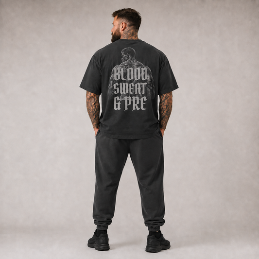 Blood, Sweat And Pre - Oversized Gym Shirt