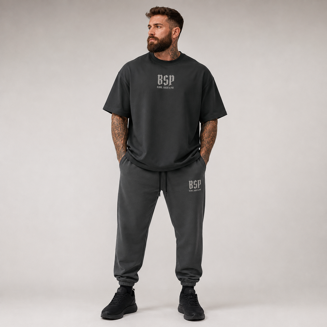 Blood, Sweat And Pre - Oversized Gym Shirt