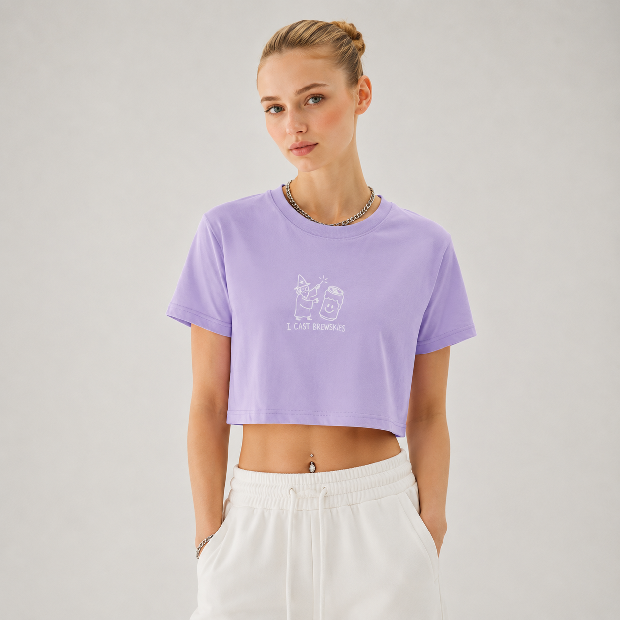 I Cast Brewskies - Crop Top
