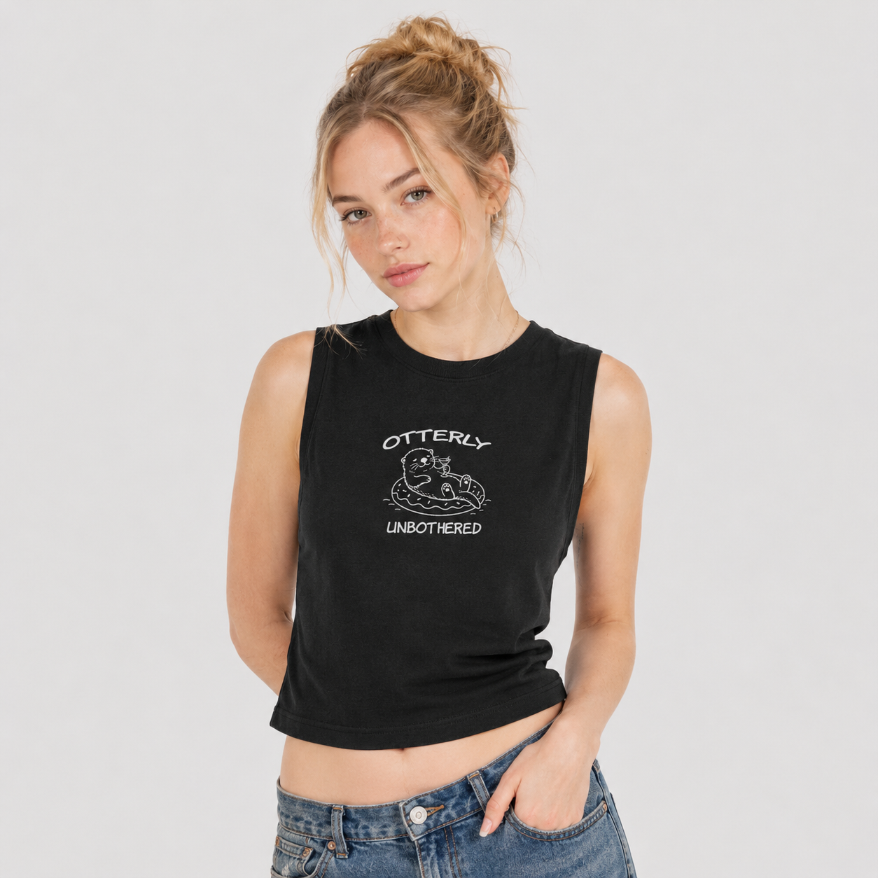 Otterly Unbothered - Tank Top