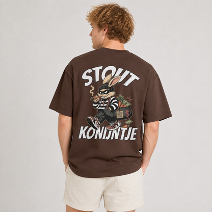 Stout Konijntje - QR Muziek T Shirt